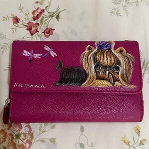 NWOT Wallet hand painted